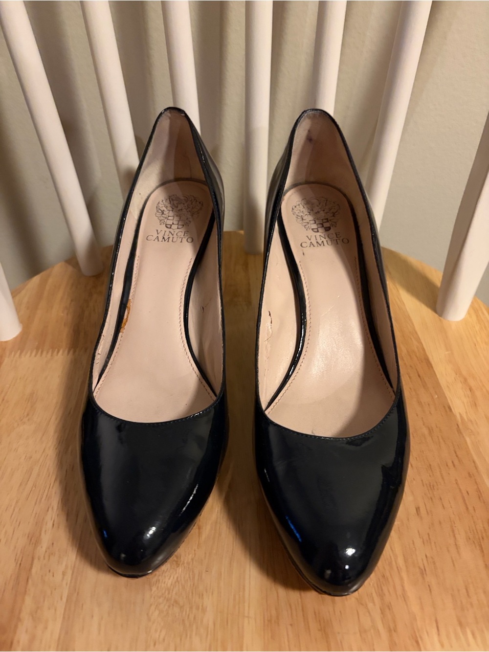 Vince Camuto Women's Black Patent Leather Pumps